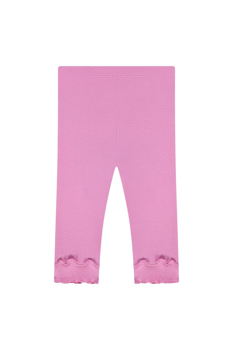 Lettuce Hem Ribbed Legging, Alternate, color, Candy