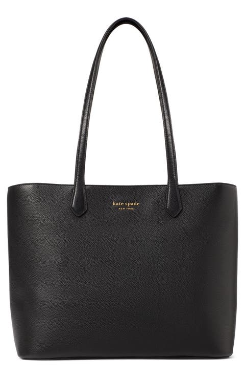 large veronica pebble leather tote bag