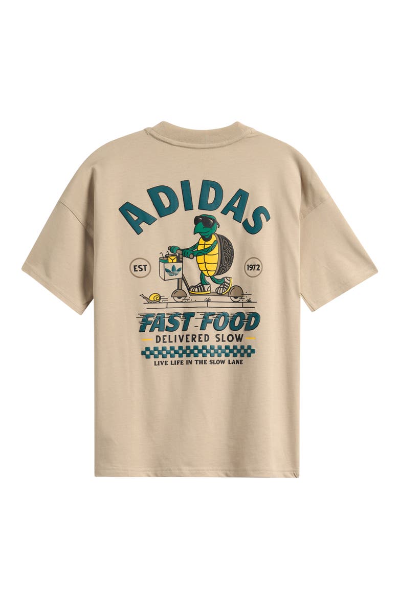 Kids' Fast Food Scooter Graphic T-Shirt, Alternate, color, LIGHT BEIGE