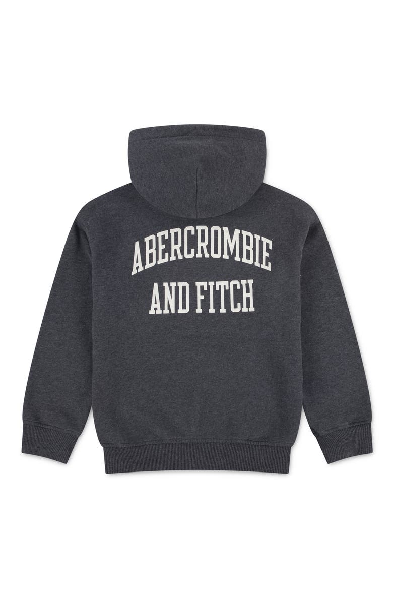 Kids' Cotton Blend Hoodie, Alternate, color, ANTHRACITE HEATHER