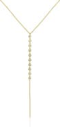 The Lovery Lariat Bezel CZ Necklace
