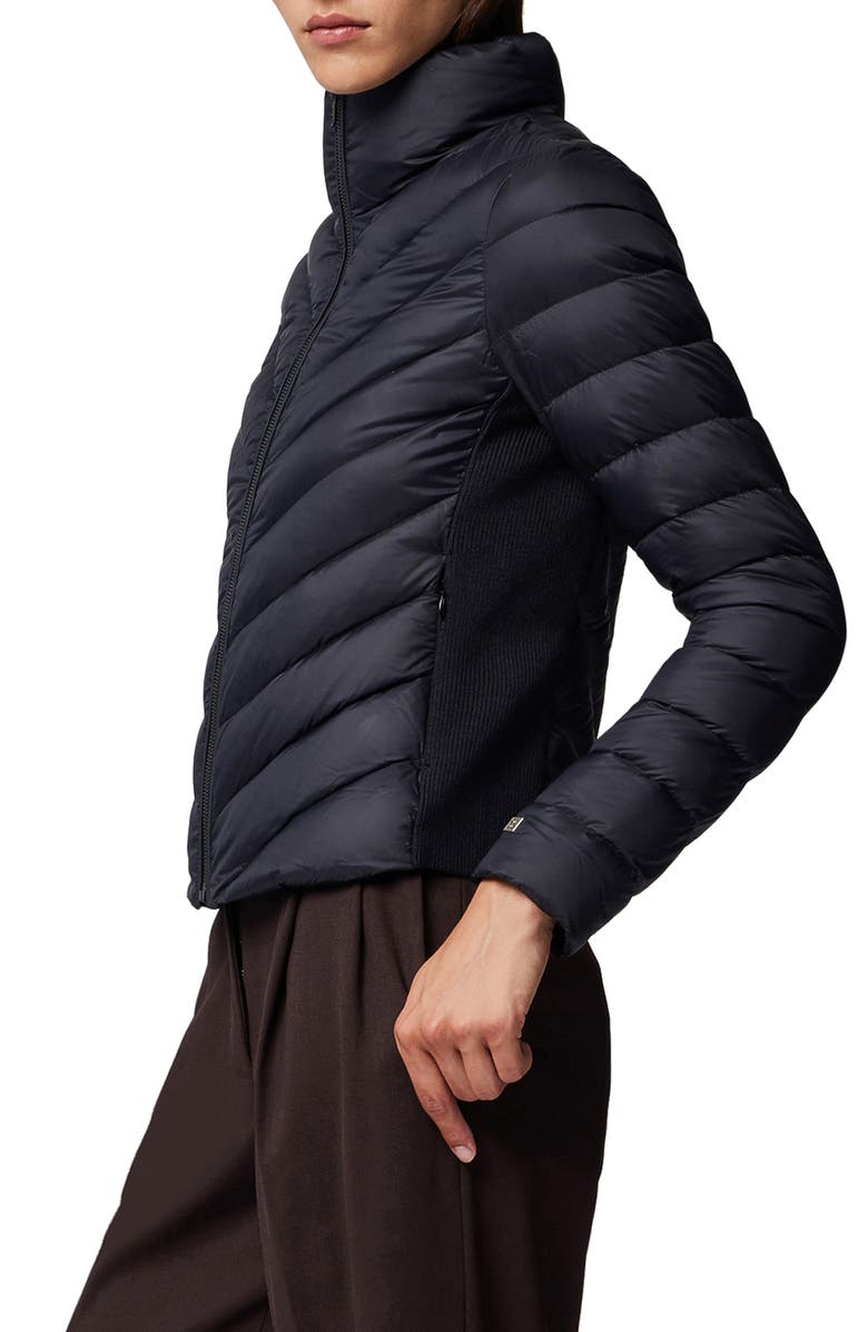 Soia & Kyo Andria Water Repellent Chevron Quilting Down Jacket, Alternate, color, 