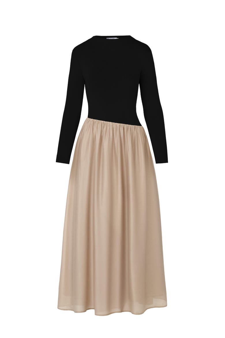 Emme Dress, Alternate, color, Black / Beige