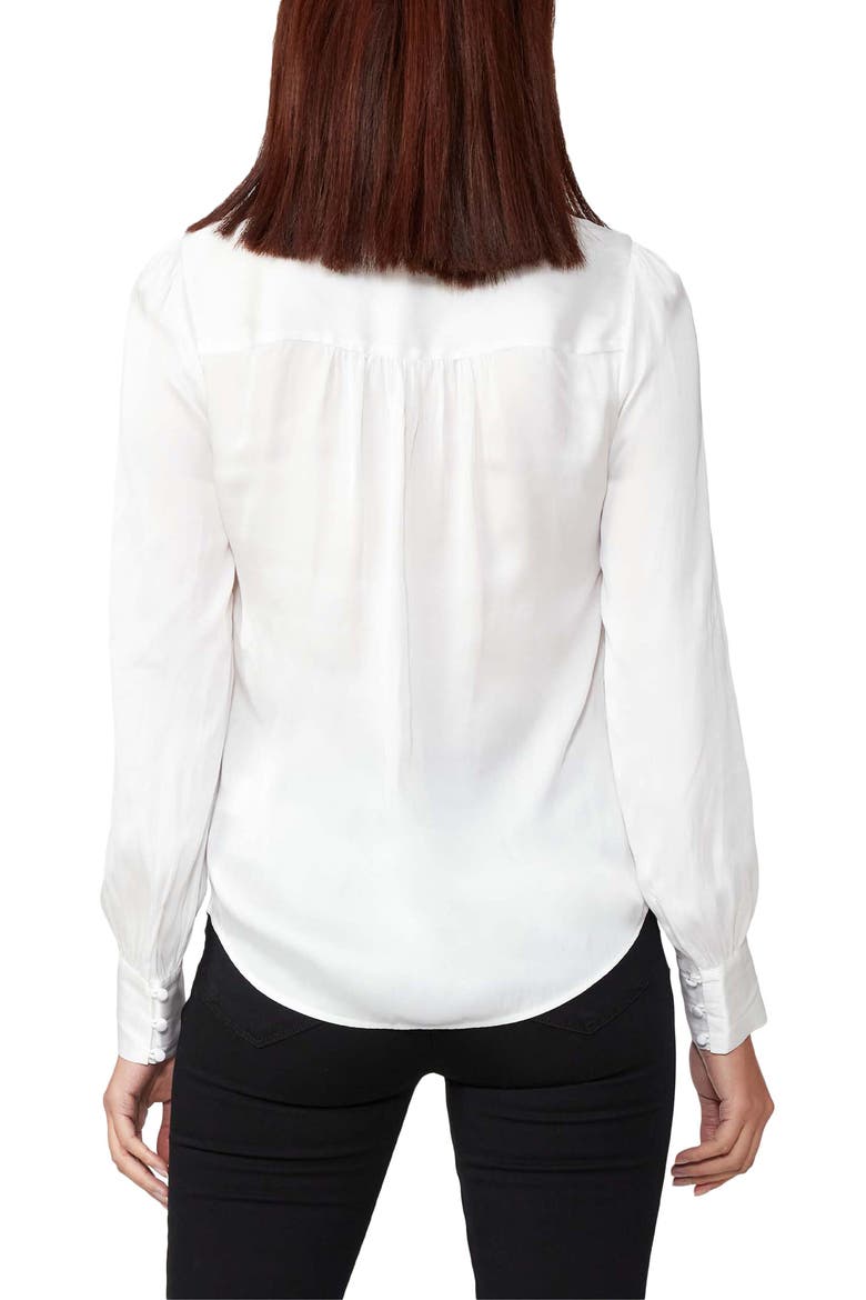 Cleobelle Tie Neck Blouse, Alternate, color, WHITE