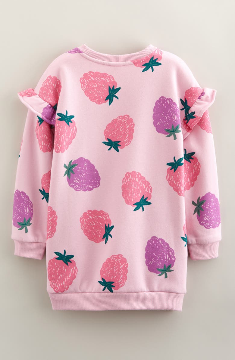 Tucker + Tate Kids' Print Cotton Sweatshirt Dress, Alternate, color, Pink Lavender Berry Toss