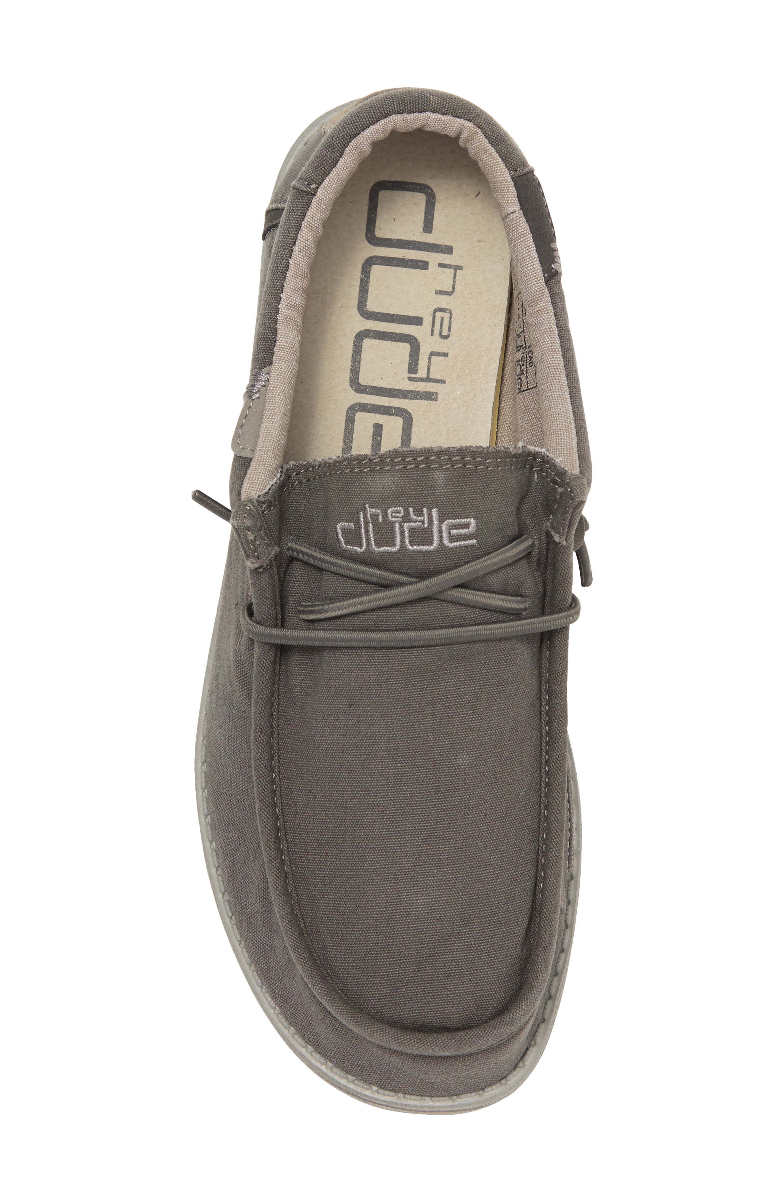 Hey Dude Wally Wash Lead Chukka Shoe, Alternate, color, Lead