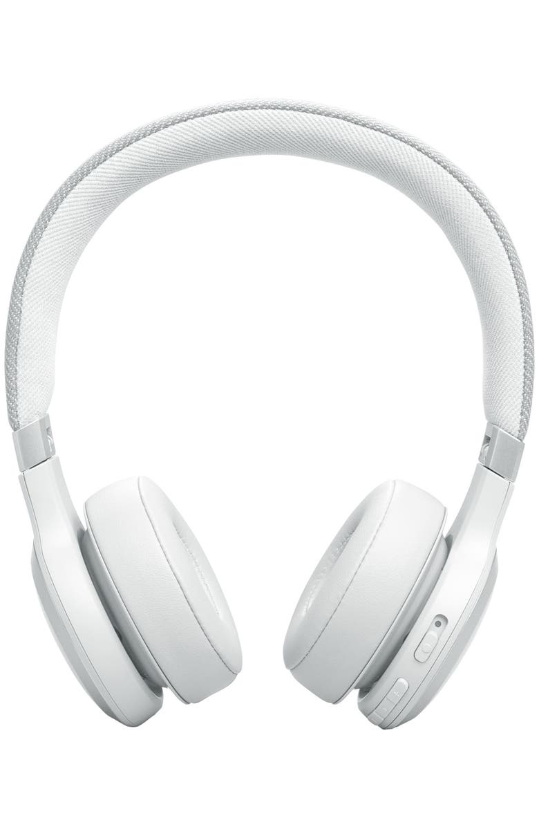JBL Live 670NC Wireless On-Ear Headphones with True Adaptive Noise Cancelling, Alternate, color, White