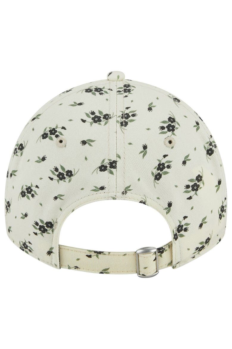 Men's New Era  Cream Las Vegas Raiders Bloom 9TWENTY Adjustable Hat, Alternate, color, Cream