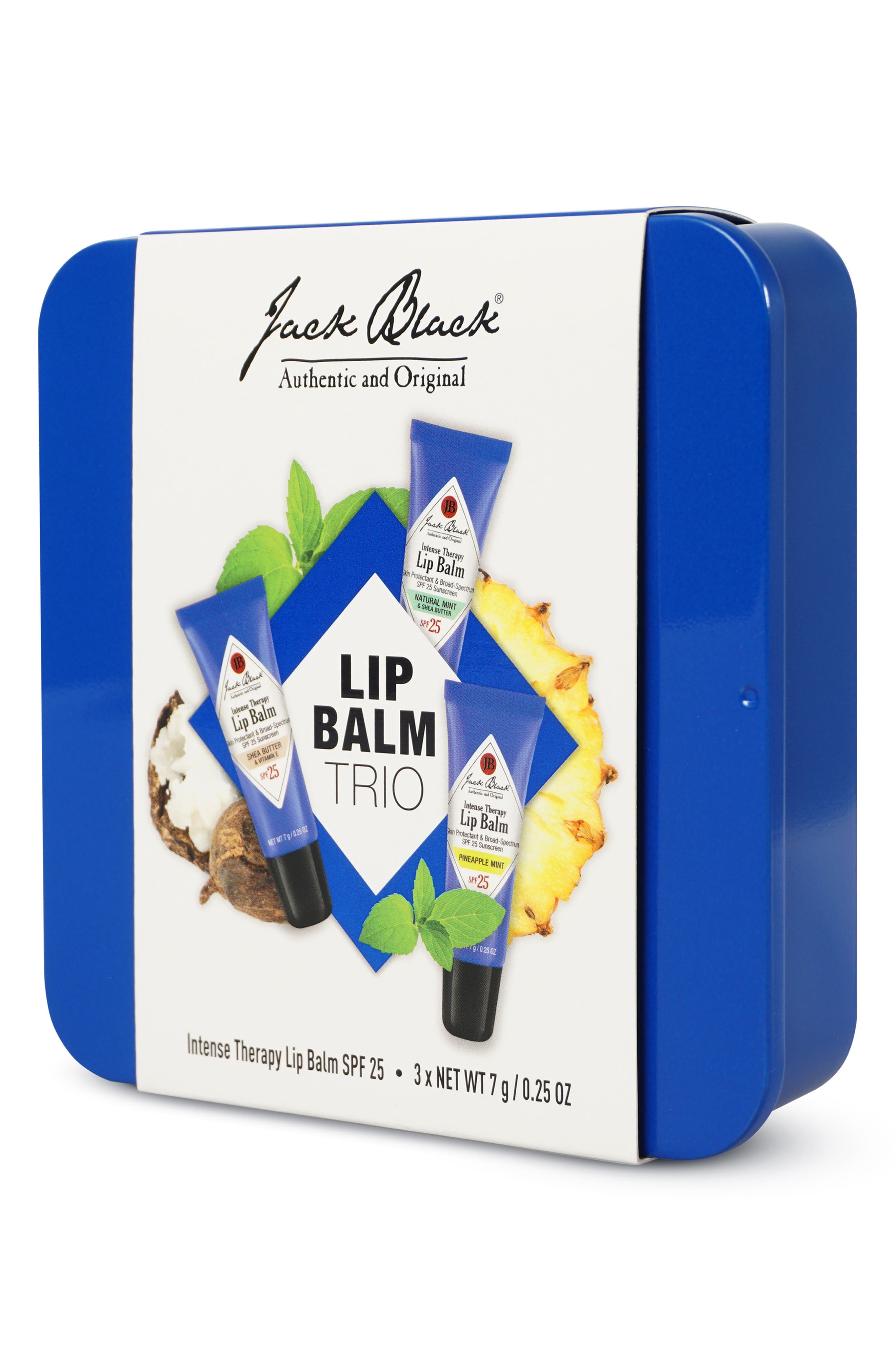 Jack Black Full Size Intense Therapy Lip Balm SPF 25 Sunscreen Set