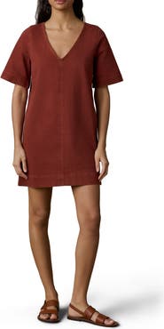 Faherty Golden Coast Stretch Denim Minidress