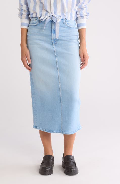 The Pencil Pusher Denim Skirt