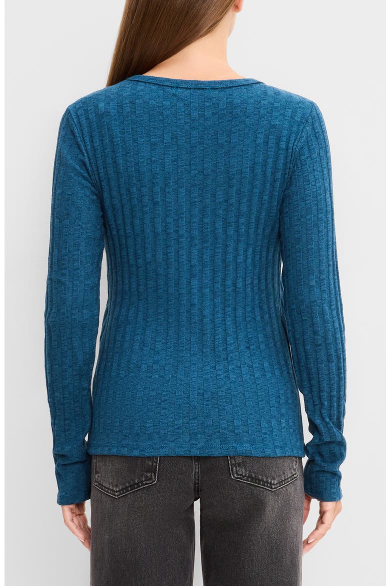 Mireya Long Sleeve Rib Tee, Alternate, color, LAGOON