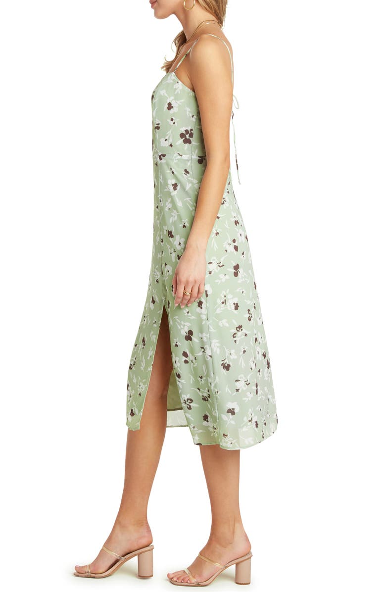 Willow Wendy Spaghetti Strap Midi Dress, Alternate, color,