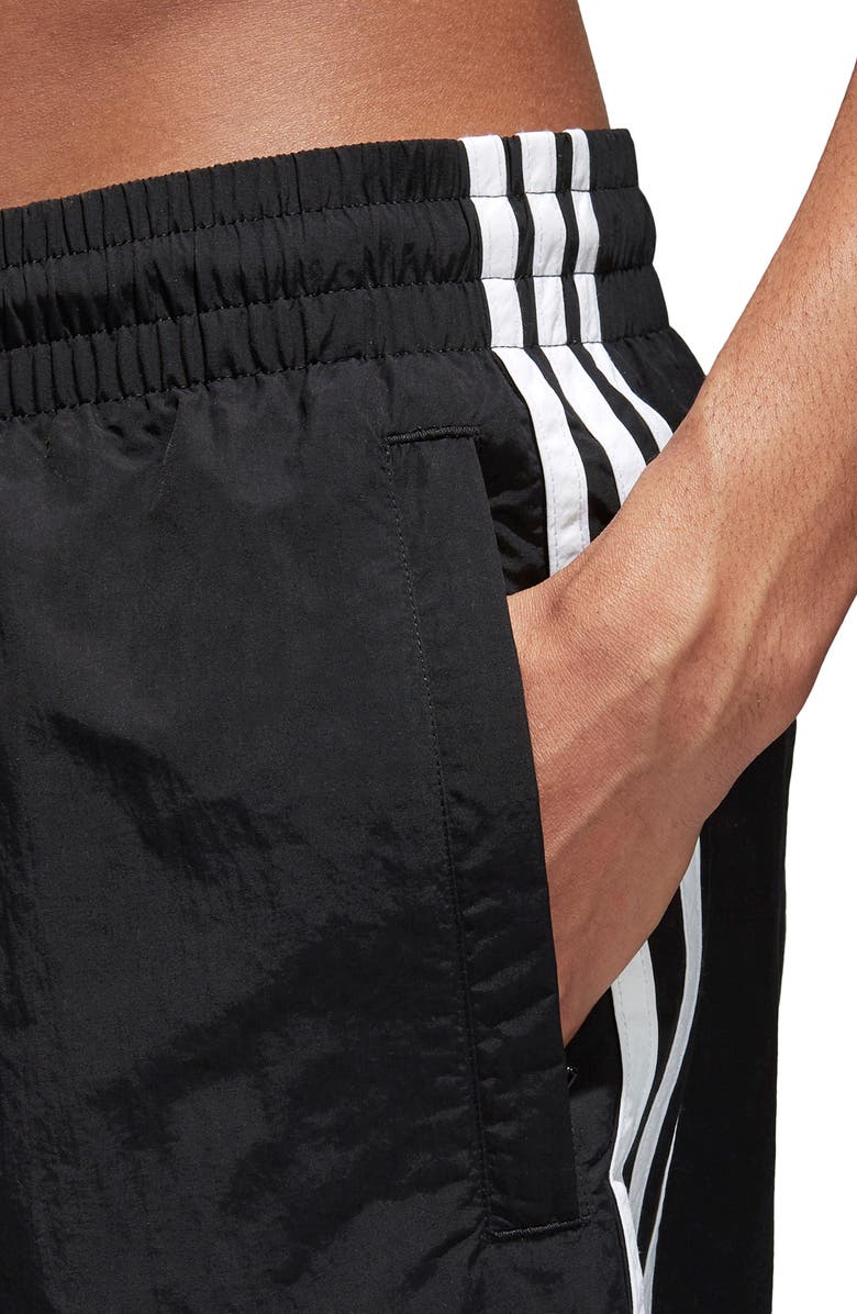 adidas Originals 3-Stripes Swim Trunks, Alternate, color,
