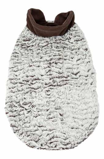 PET LIFE LUXE 'Purrlage' Designer Fur Dog Coat