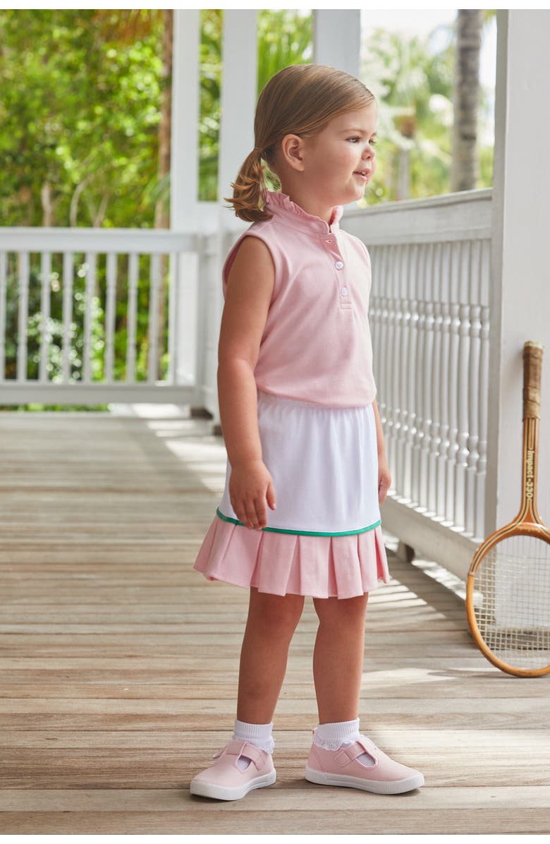 Little English Kids' Sleeveless Hastings Polo, Alternate, color, Light Pink Stripe