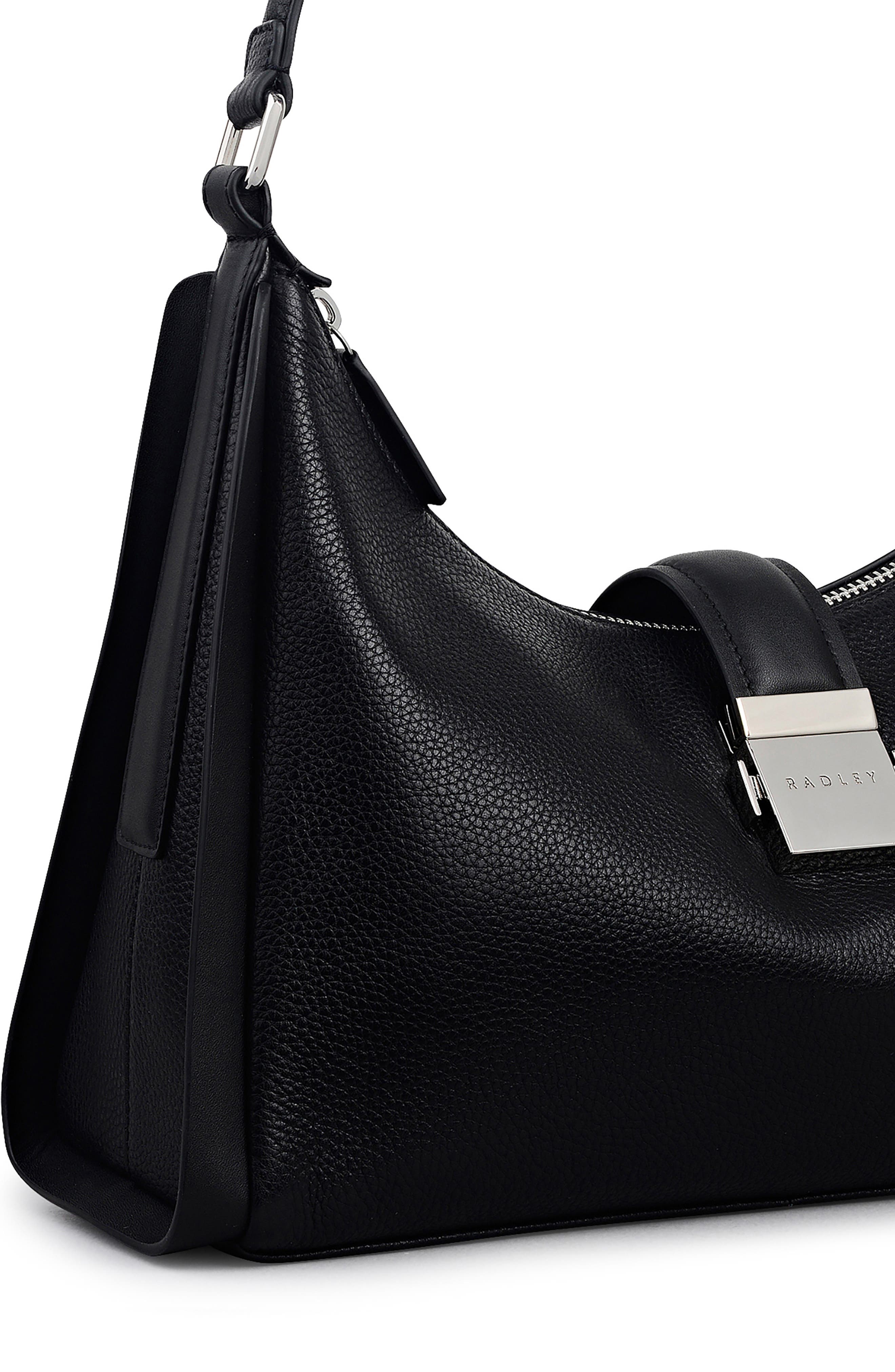Radley Sloane Mews Medium Shoulder Bag, Alternate, color, Black