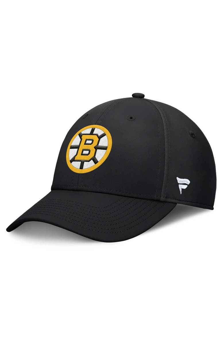 FANATICS Men's Fanatics Black Boston Bruins Primary Logo Flex Hat, Main, color, Black