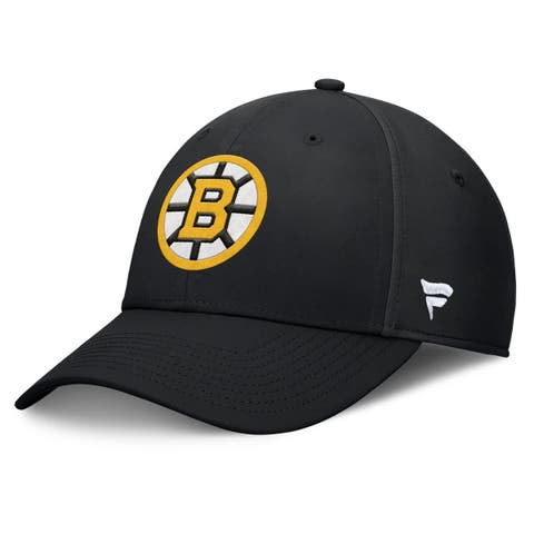 Men's Fanatics Black Boston Bruins Primary Logo Flex Hat