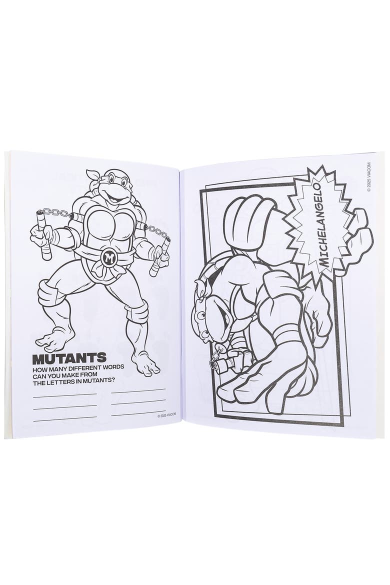 Color Activity Set, Teenage Mutant Ninja Turtles Coloring Book, Kids 5+, Alternate, color, Multicolored
