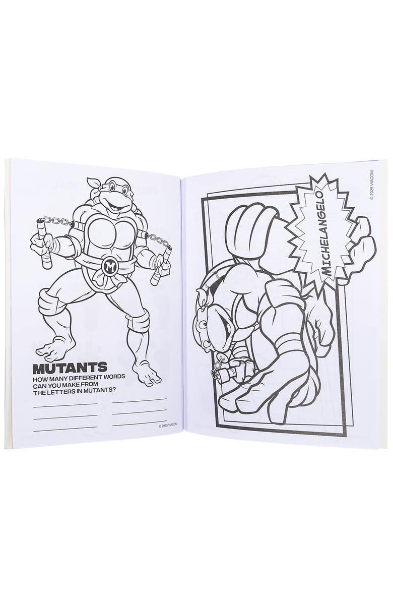 Inkology Color Activity Set, Teenage Mutant Ninja Turtles Coloring Book, Kids 5+, Alternate, color, Multicolored