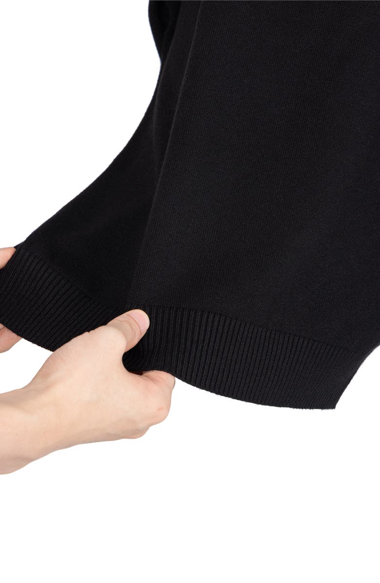 XRAY Kids' Basic V-Neck Sweater, Alternate, color, Black