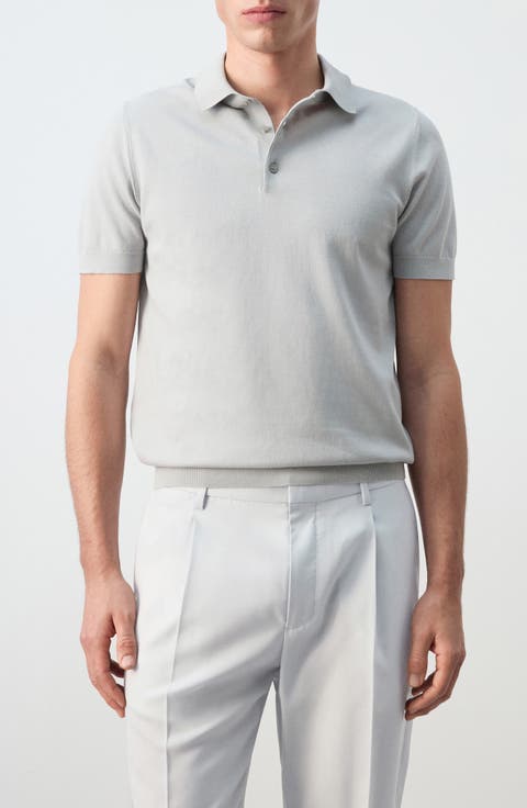 Fine Knit Cotton Polo