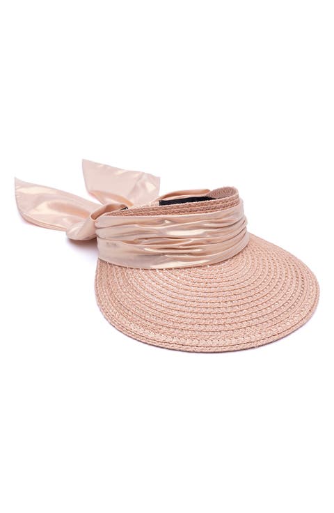 Ricky Hemp Blend Straw Visor