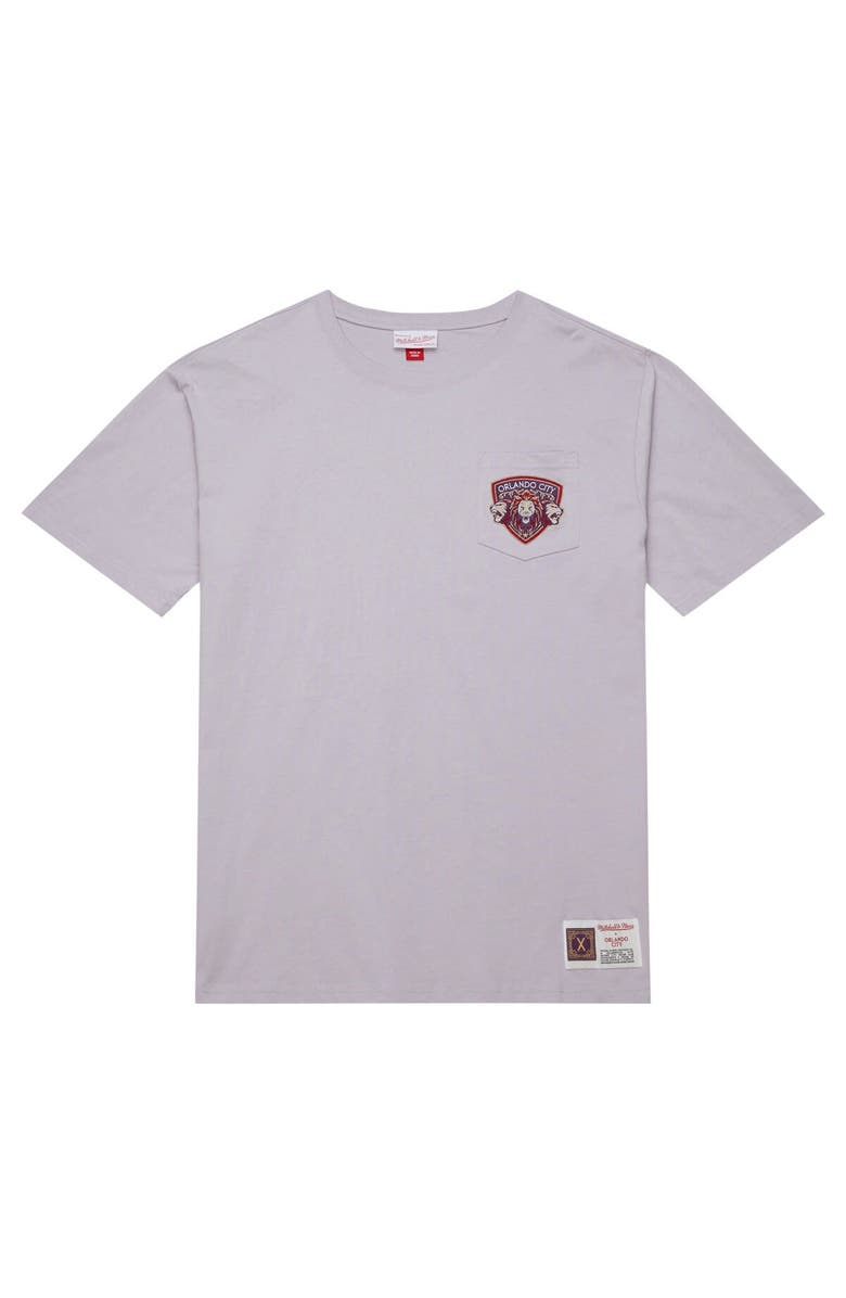 Mitchell & Ness Men's Mitchell & Ness Purple Orlando City SC 10th Anniversary Premium Pocket T-Shirt, Alternate, color, Purple