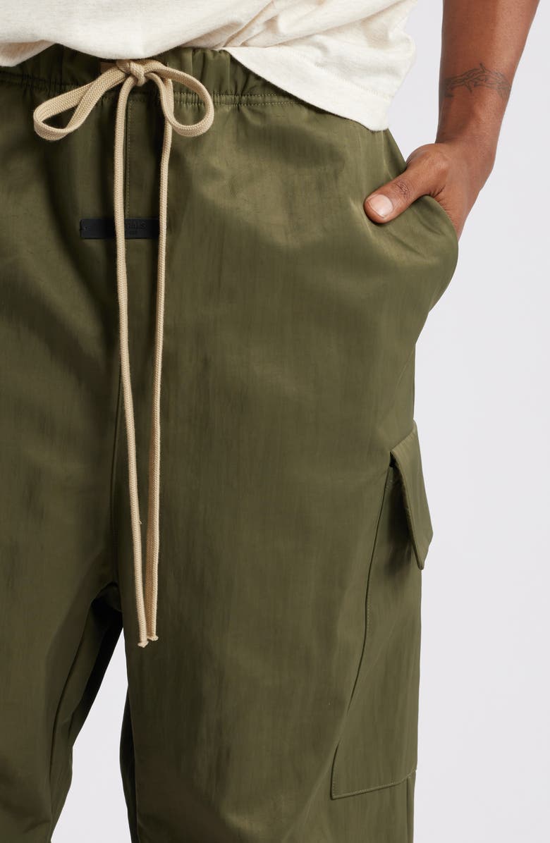 Fear of God Essentials Gender Inclusive Textured Recycled Nylon Field Pants, Alternate, color,