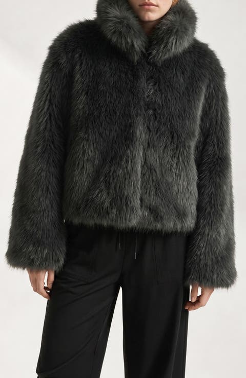 Milena Faux Fur Short Jacket