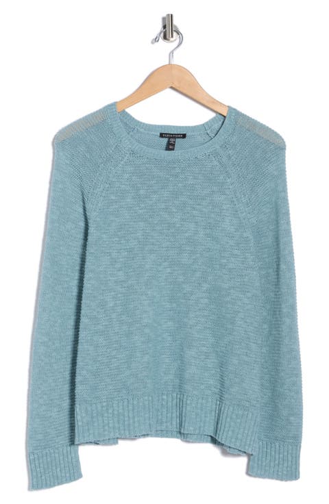Raglan Sleeve Organic Linen & Organic Cotton Sweater