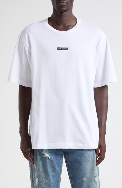 Label Patch Cotton T-Shirt