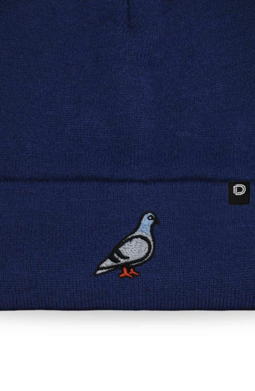 Dalix Pigeon Beanie Cap In Blue