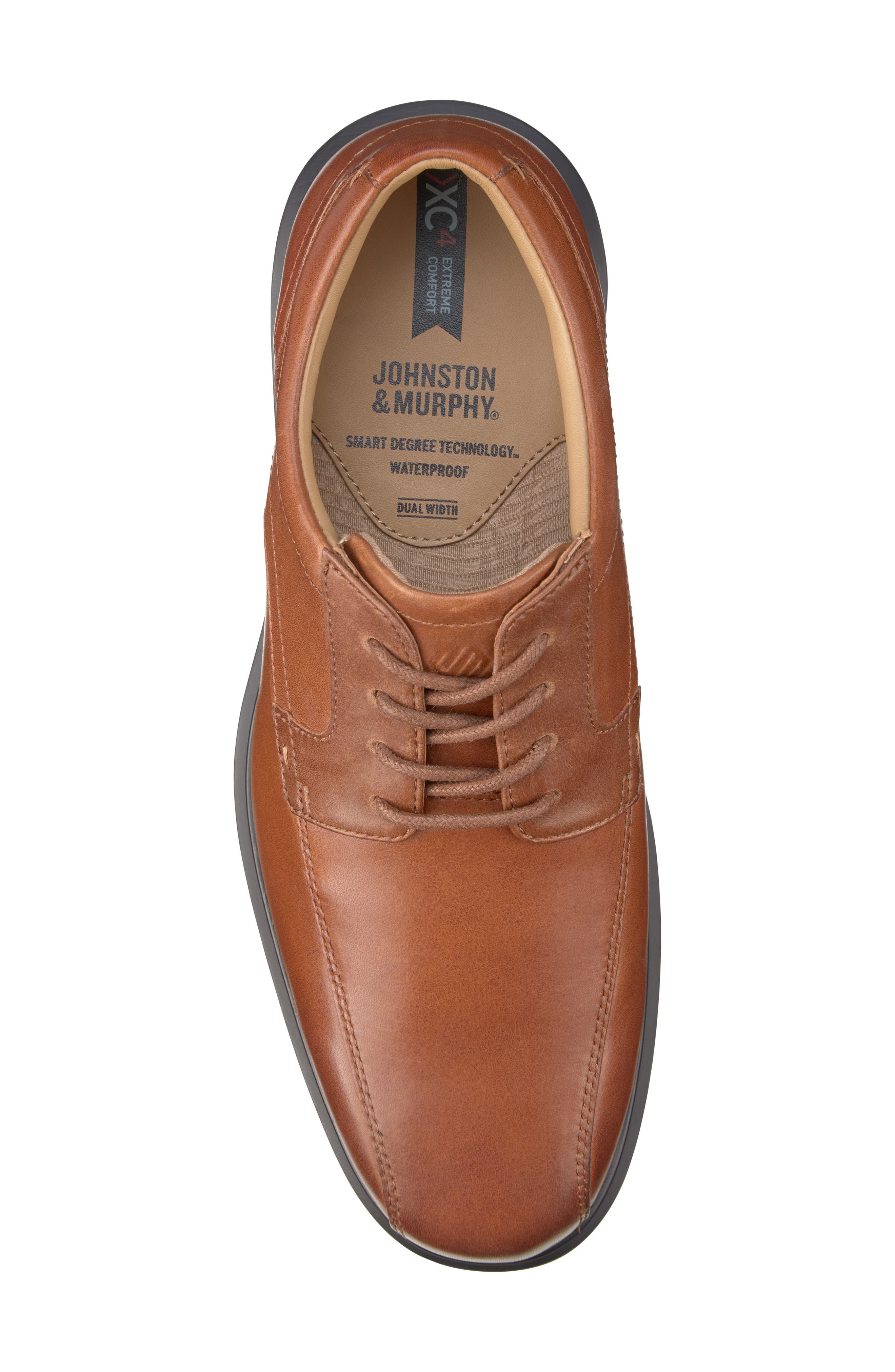 Johnston & Murphy Stanton Runoff 2.0 XC4 Waterproof Derby, Alternate, color, Tan Waterproof Full Grain