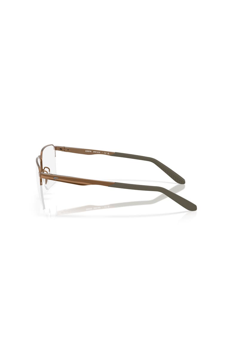 57mm Square optical glasses, Alternate, color, Brown