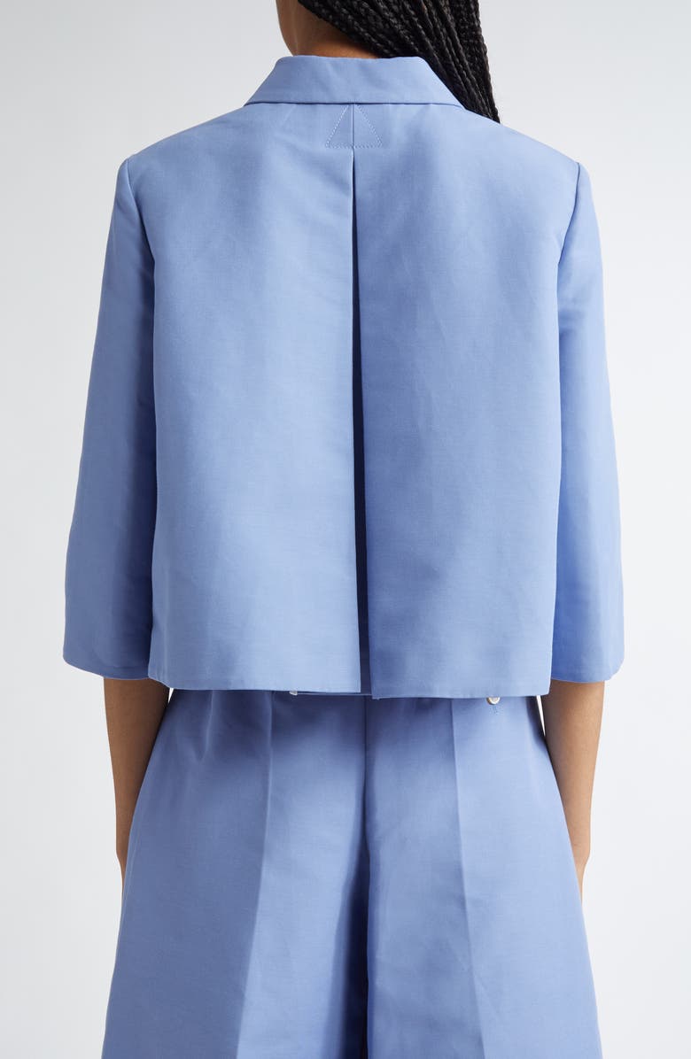 Marni Cotton Cady Crop Jacket, Alternate, color,