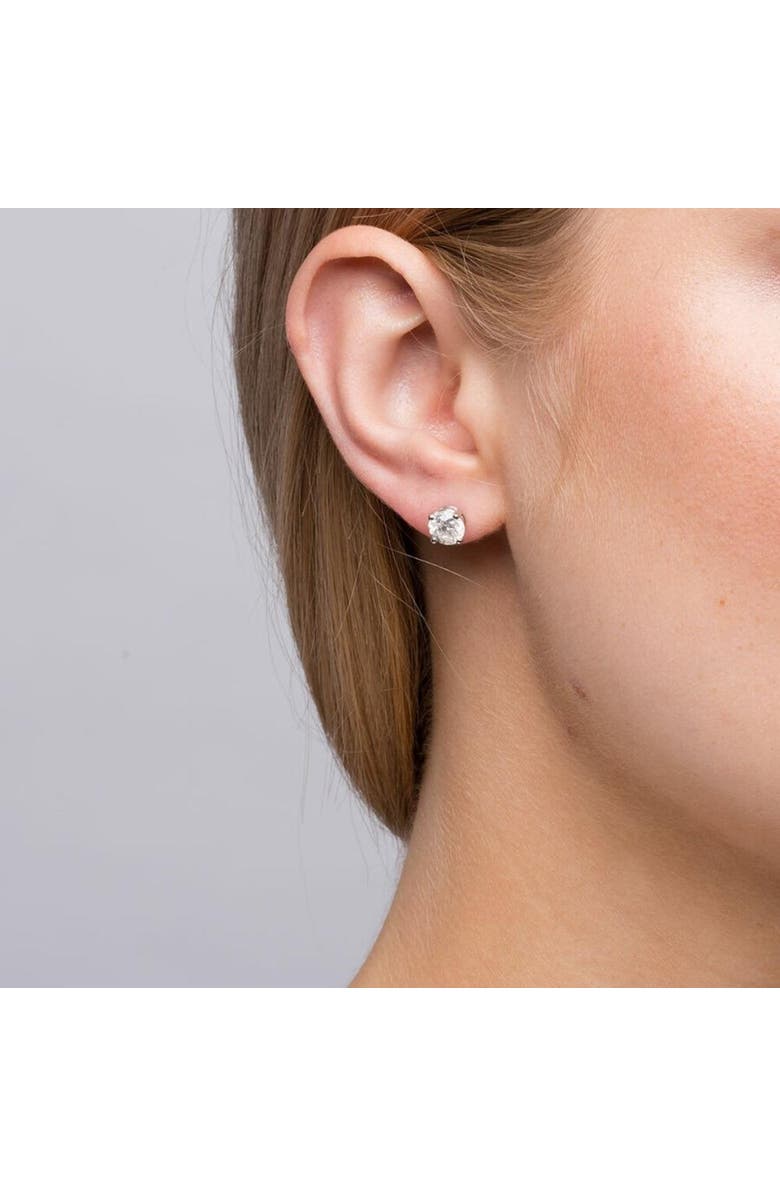 Bliss Diamond Platinum 2 Ct T.W. Certified Lab Grown Diamond Studs Screw Backs, Alternate, color, Platinum