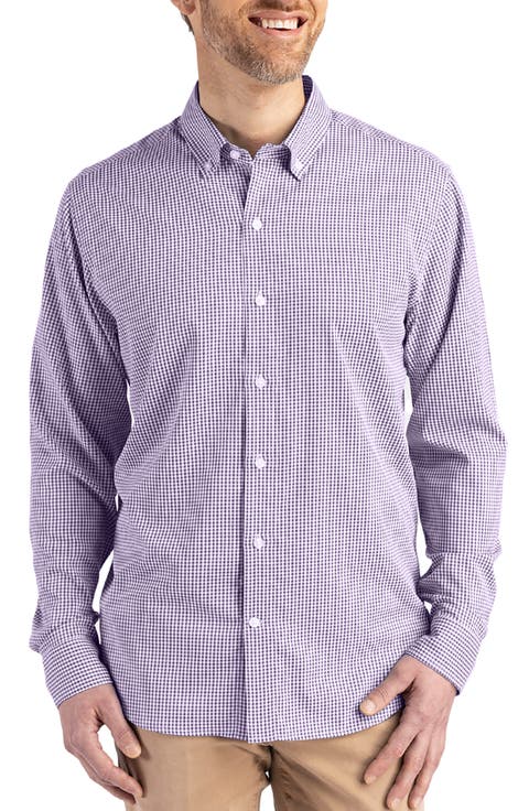 Skyline Epic Confidence Check Stretch Button-Down Shirt (Big & Tall)