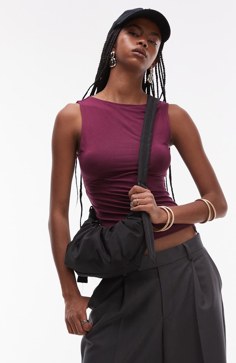 Topshop Cian Puffy Crossbody Bag, Alternate, color,