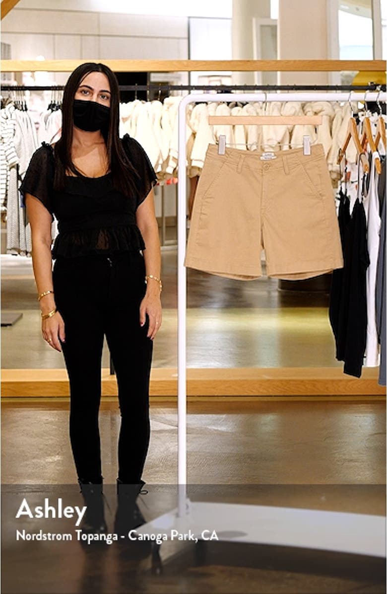 Women's Lakewashed Stretch Chino Shorts, sales video thumbnail