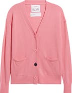 CISSA Button-Up Wool & Cashmere Wrap Cardigan