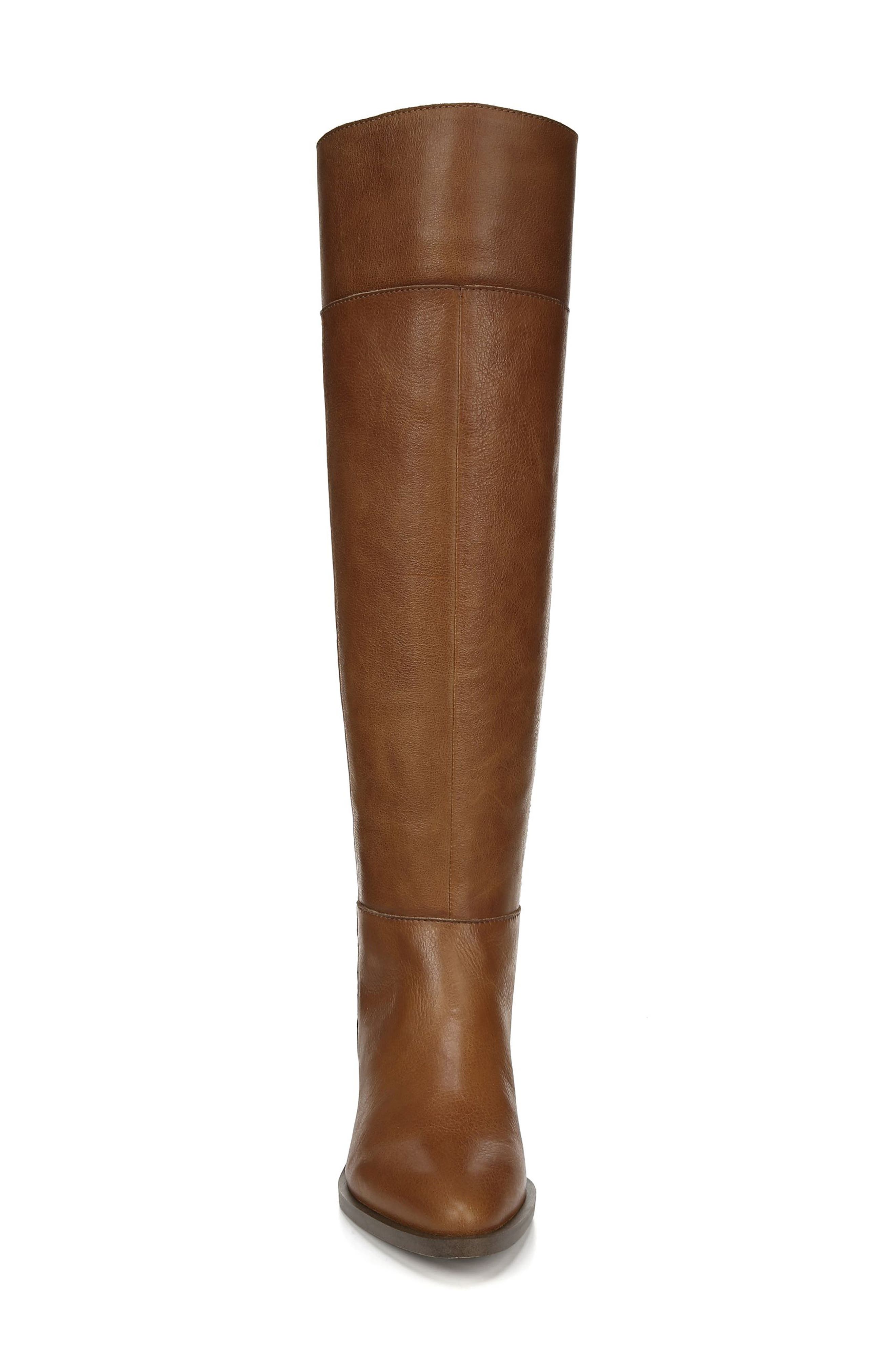 Daya Knee High Boot, Alternate, color, COGNAC LEATHER