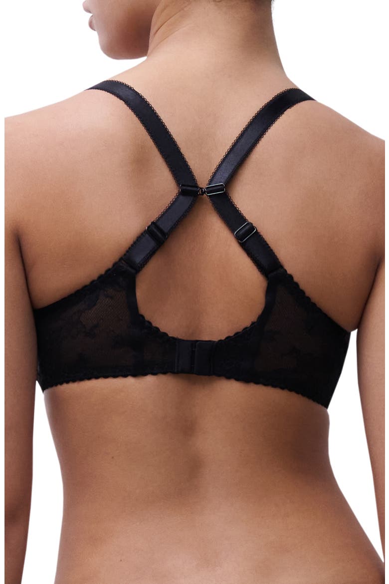 Kiss Plunge Unlined Underwire Bra, Alternate, color, BLACK