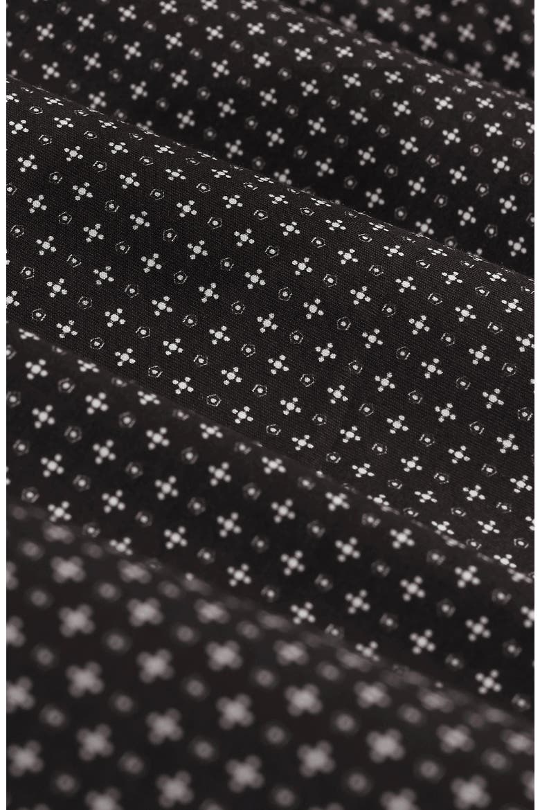 James OoohCotton® Geometric Print Button-Up Shirt, Alternate, color, BLACK