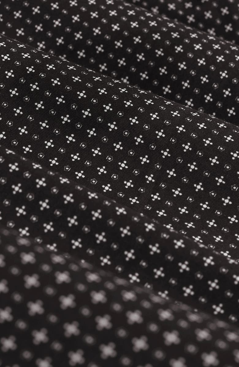 Bugatchi James OoohCotton<sup>®</sup> Geometric Print Button-Up Shirt, Alternate, color, Black