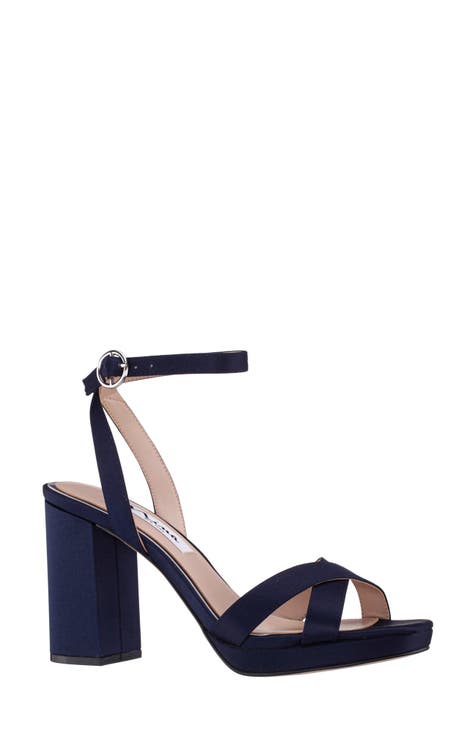 Women s Blue Block Heels Nordstrom