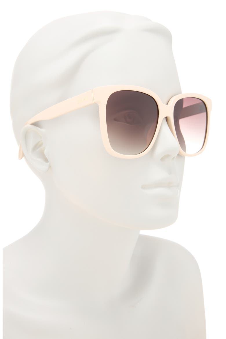 Wide Awake 59mm Square Sunglasses, Alternate, color, CHAM BRN