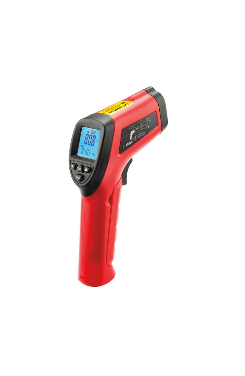 Maverick Infrared BBQ Surface Thermometer, Main, color, Red/Black