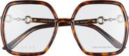 Gucci 55mm Geometric Optical Glasses